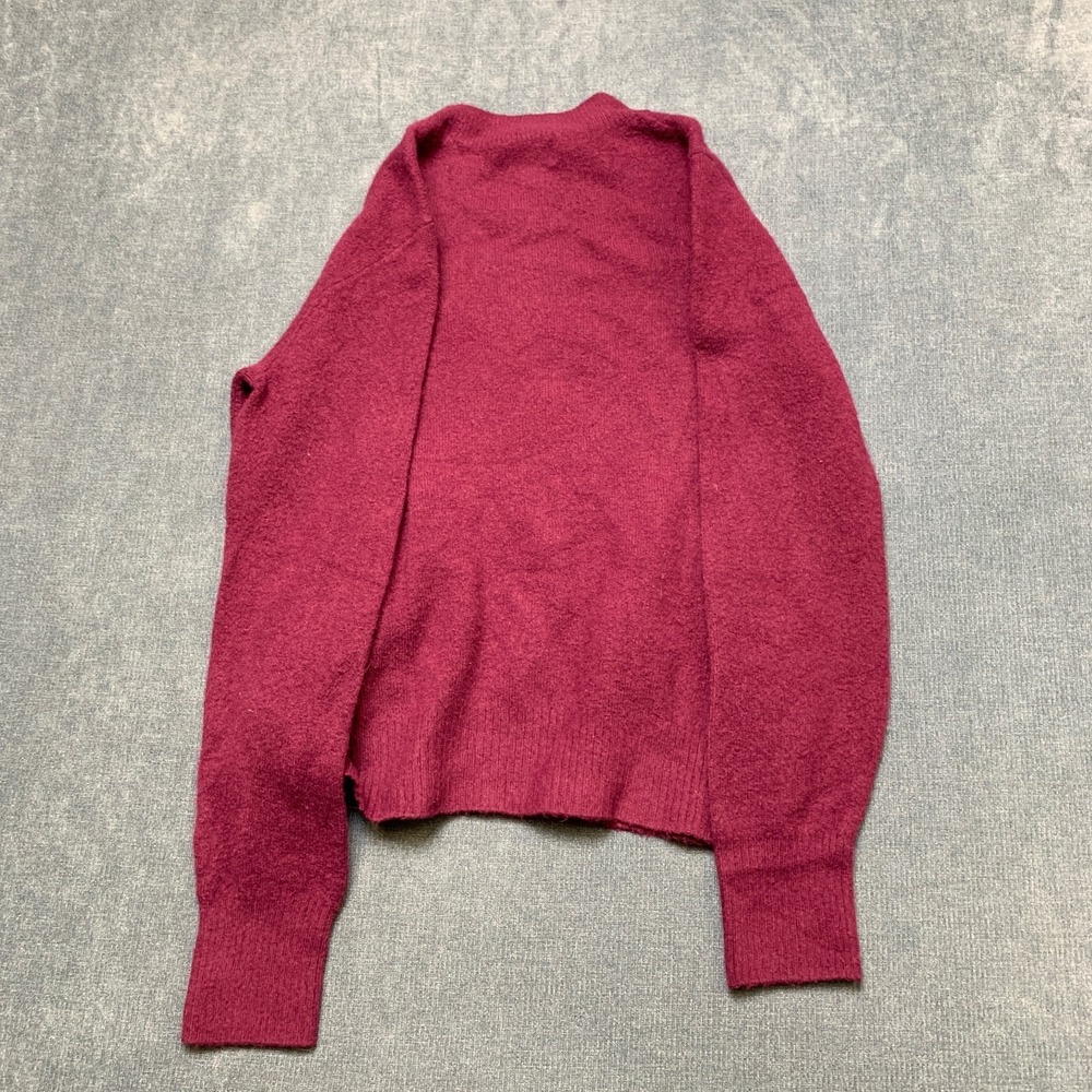 J.Crew Sweater Womens Small Red Long Sleeve Knitted Casual Winter Wear Pullover